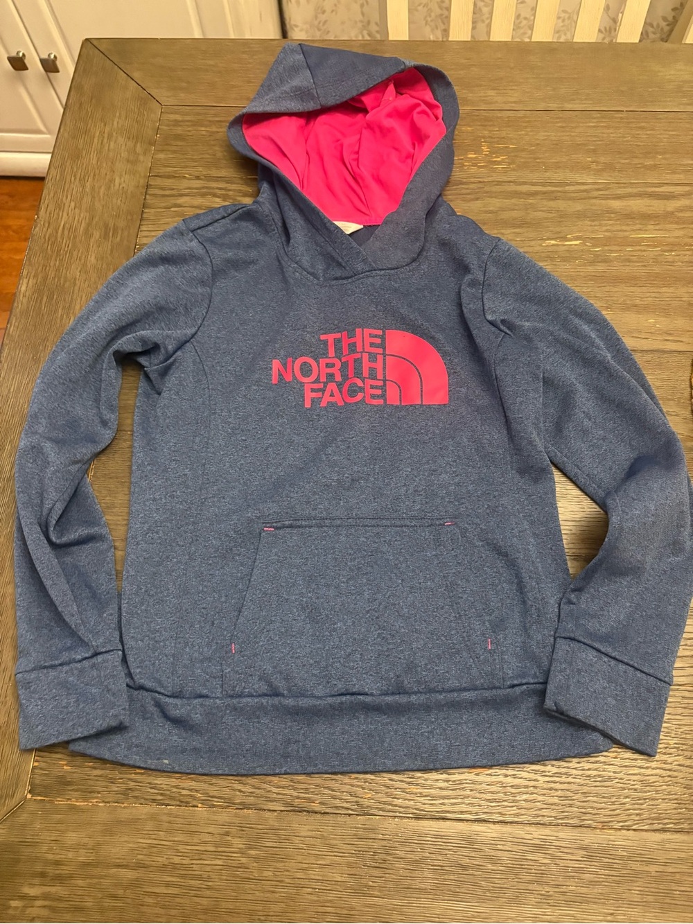 The North Face women’s blue & Pink Hoodie size small